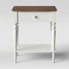 Vecelo modern nightstand with drawer square end, side table for bedroom, living room, small space, night stand with open shelf, stable metal frame, white. Isabella One Drawer Nightstand White Target Unique Nightstand White Nightstand Furniture