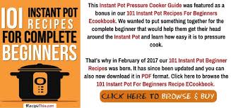 Instant pot cooking time tables pdf. Recipe This How To Steam In The Instant Pot