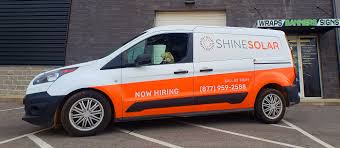 Shine solar is a solar installation and energy services company based in rogers, arkansas and operates throughout arkansas, oklahoma, missouri and tennessee. Gallery Raptor Wrap Sign