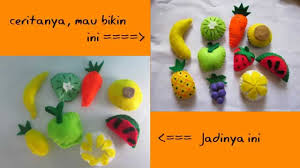 Kerajinan Tangan Flanel Tema Buah Buahan Lhpro Ganchillo Manualidades Manualidades Fieltro