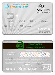 We did not find results for: Usa Suntrust Bank Visa Card Template In Psd Format Fully Editable Visa Debit Card Visa Card Card Template