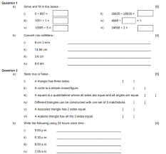 Here is a list of all of the maths skills students learn in fourth class! Cbse Class 4 Mathematics Sample Paper Set Q