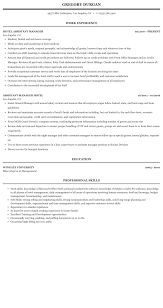 You may also visit the unm human resources site. Hotel Assistant Manager Resume Sample Mintresume