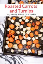 Roasted Carrots And Turnips Slender Kitchen Recipe In 2020 Roasted Turnips Roasted Carrots Turnip Recipes