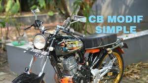 Total biaya yang diperlukan adalah rp 4 jutaan. Motor Cb Basic
