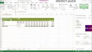 Navigating A Pivot Table Ms Excel Tutorial For Insurance Professionals Excel Tutorials Pivot Table Excel