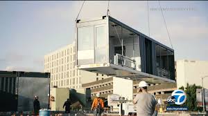 Socal Homelessness Crisis Portable Housing Called Hope On Alvarado Aims To Help Those In Need Abc7 Los Angeles