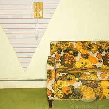 Floral furniture doesn't have to be granny. The Retro Look 3 Floral Couch 70s Couch Vintage Furniture