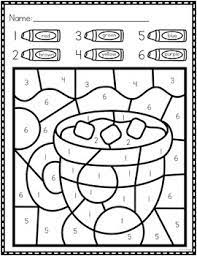 Winter color by number learn numbers all up to 5 with this winter color by number worksheet set. Winter Color By Number Pages By Katie Roltgen Teachers Pay Teachers