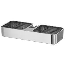 Brogrund Douchebakje Verchroomd 25x4 Cm Ikea En 2020 Estantes Ducha Accesorios De Ducha Barra De Ducha