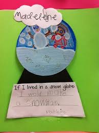 Snow Globe Writing Use The Book The Snow Globe Family Christmas Kindergarten Winter Writing Kindergarten Projects