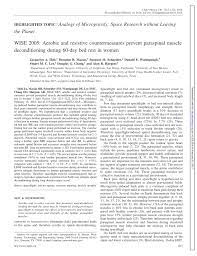 List of fossiliferous stratigraphic units in kansas. Pdf Wise 2005 Aerobic And Resistive Exercises Protect Lumbar Paraspinal Lean Muscle Mass During 60 Day Bed Rest In Women