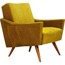 golden mustard yellow corduroy club armchair 1950s design market armchair club armchair yellow armchair