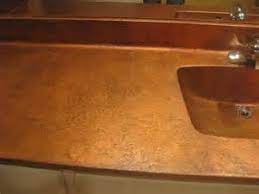 Luckily i'm a blogger now. Real Copper Paint Bing Images Countertops Stone Decor Metal Countertops