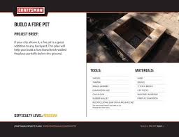 Check spelling or type a new query. Build A Fire Pit Craftsman