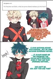 But imma choose shoto and deku cause bakugou and kirishima are otp! Kim S Art Dump Villain Waifu Deku And Pro Hero Hubby Kacchan Is