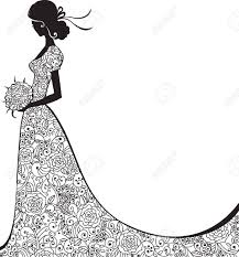 Damit ihr an alles denkt, gibt nur noch zwei wochen bis zur hochzeit! Hochzeit Hintergrund Mit Braut Im Geblumten Kleid Lizenzfrei Nutzbare Vektorgrafiken Clip Arts Illustrationen Image 18684236