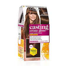 Loreal color zap $16.00 ( $16.00 / 1 count) in stock. Buy L Oreal Paris Casting Creme Gloss Hair Color Dark Brown 400 87 5g 72ml Online At Low Prices In India Amazon In