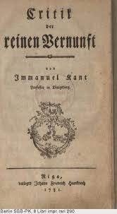 Böhmer geteilte überzeugung, als die grundlegung der modernen philosophie. Deutsches Textarchiv Kant Immanuel Critik Der Reinen Vernunft Riga 1781
