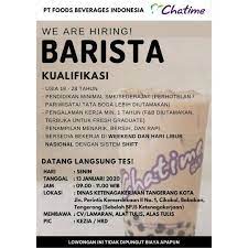 Lalu, berapa gaji part time starbucks dan apa saja syaratnya? Datang Langsung Tes Lowongan Kerja Barista Chatime Di Bulan Januari Lockerjob