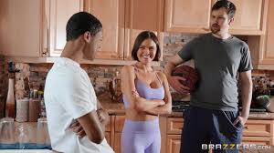 Ebony youngster Lil D lathering up Mrs. Krissy Lynn!  Xozilla.com