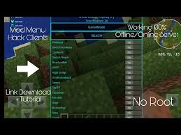 Pocket edition (minecraft pe) is an outstanding game from the gameplay to the different . Minecraft Pe Mod Menu Hack Clients No Root Work 100 Online Server Youtube