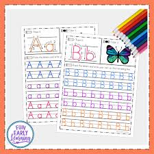 Each worksheet has two letters that have a . Free Letter Tracing Worksheets A Z Handwriting Practice