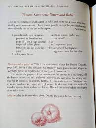 The Best Tomato Sauce Recipe From The Essentials Of Classic Italian Cooking I Made It Using Seconds T Italian Cooking Recipes Italian Cooking Cooking Tomatoes