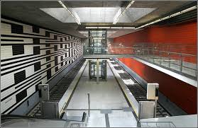 Am 28 10 2007 Wurde Die Munchener U Bahnlinie U3 Vom Olympiazentrum Um Zwei Station Bis Zum Olympia Olympia Einkaufszentrum U Bahn Station Bahn