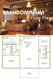 Open Concept Barndominium Floor Plans Barn Homes Floor Plans Barndominium Floor Plans Pole Barn House Plans