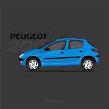 Ferhat Cakir F6rhatcakir Peugeot 206 Car Graphic Vehicles Vector