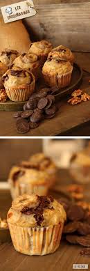 Muffins Banane Noix Chocolat Les Chocomaniaks Recette Recette Noix Recette Muffin Banane Gateau Banane Chocolat