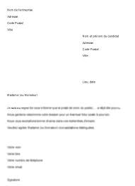 Modèle de lettre de candidature spontanée à télécharger gratuit. Modele De Lettre Reponse Negative A Une Candidature Spontanee La Lettre Modele