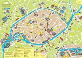 Map of strasbourg area hotels: Plan De La Ville Strasbourg Du Touriste Strassburg Frankreich Karte Elsass