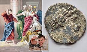 Thirty pieces of silver was the price for which judas iscariot betrayed jesus, according to an account in the gospel of matthew 26:15 in the new testament. Was This One Of The 30 Pieces Of Silver That Judas Betrayed Jesus For Daily Mail Online