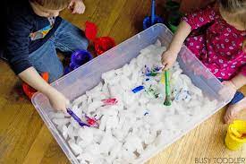 Simple enough for toddlers and preschoolers, but fascinating enough for kids of all ages! Painting Ice Cubes Activity Busy Toddler Indoor Activities For Toddlers Busy Toddler Toddler Learning Activities