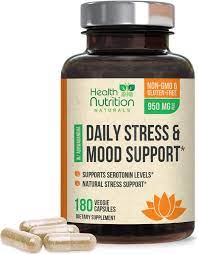 Health Nutrition Anxiety Supplements Natural Stress Relief 1000mg 180 Ct Walmart Com Walmart Com