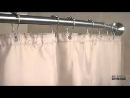 Browse a wide selection of curtain rod and poles, including single and double rods, bay window curtain pole and curtain track designs for your windows. Moen Adjustable Curved Shower Rod At Bed Bath Beyond Youtube