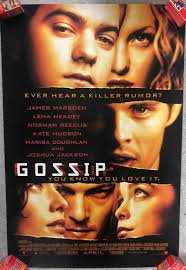 2000 ADVANCED PROMO MOVIE POSTER *GOSSIP* JAMES MARSDEN 40X27'' PB11