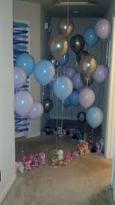 Balloon Surprise Birthday Decoration Ideas For Husband At Home Surprise Outside My Daughters Bedroom Door For Her Birthday Birthday Balloon Surprise Birthday Surprises For Her Boy Birthday Decorations