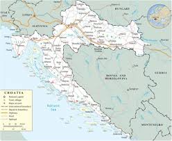 Pdf cartina politica europa da stampare formato a4. Mappe Della Croazia Trasporti Geografia E Mappe Turistiche Della Croazia Nell Europa Meridionale