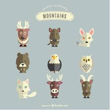 Animal Graphic Mountains Character Design Cute Illustration Animal Design
