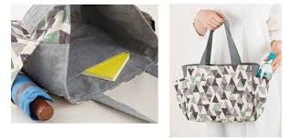 ペットボトルが入るポケットつき 便利なサイドポケットがついたバッグの作り方 バッグ ぬくもり バッグ トートバッグ 型紙 ハンドメイド 手提げバッグ