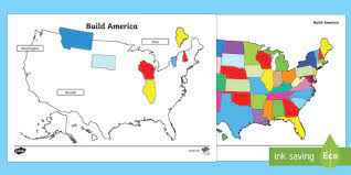 These fantastic map jigsaw puzzles allow you to use your imagination and expand your mind while learning geography at the same time! Build The Usa States Map Jigsaw Puzzle Teacher Made