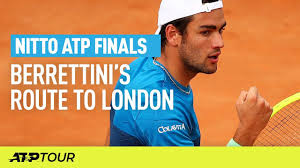 Atp awards of the week: Berrettini S Route To London Nitto Atp Finals Atp Youtube