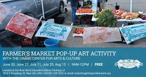 Pop-Up Art Activity @New Ulm Farmers Market