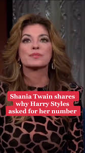 Which celeb’s number would you ask for if you could? 🤩#ShaniaTwain shared  the sweet reason why #HarryStyles asked for her number. 🥹 What do you  think? (🎥: The Late Show with Stephen Colbert) ...