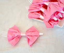 Bow Tie Napkins 3 Steps With Pictures Instructables