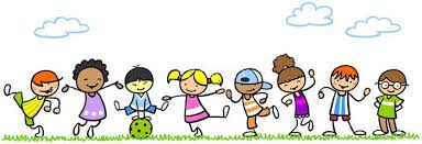 Spielende Kinder Comic Kinder Kinder Zeichnen Achtung Kinder Schild