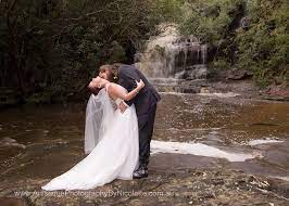 A scenic walking track leads to the bottom of the waterfall. Somersby Falls Wedding Fall Wedding Wedding Wedding Photography